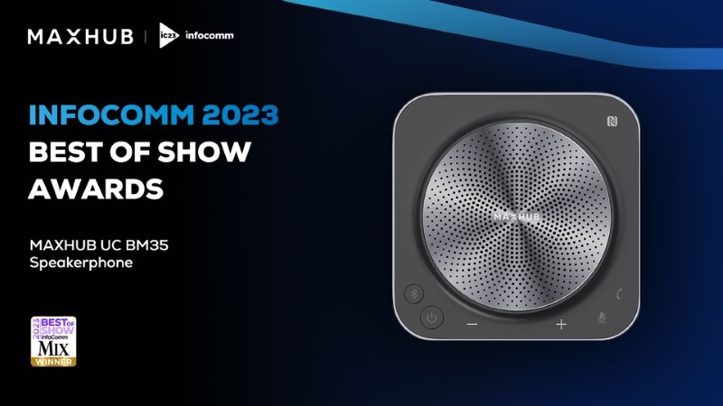 Loa micro trực tuyến Maxhub BM35 đã thắng giải thưởng Best of Show Awards in Mix