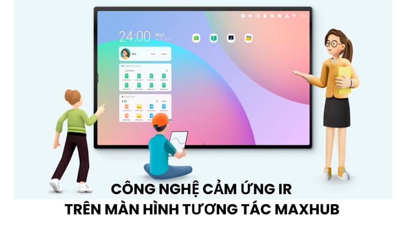 Công nghệ cảm ứng hồng ngoại trên màn hình tương tác Maxhub