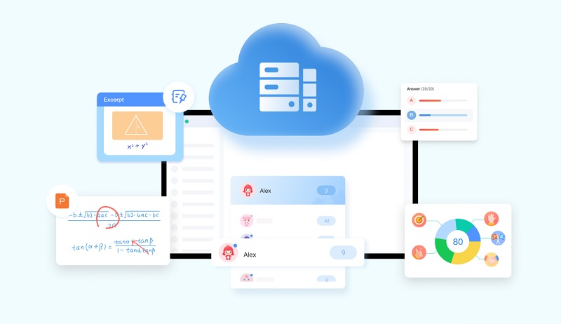 Maxhub Classpro có thể kiểm tra trực tuyến và theo dõi tiến độ học tập