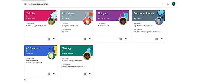 Google Classroom có thể quản lý và lưu trữ kết quả học tập dài hạn