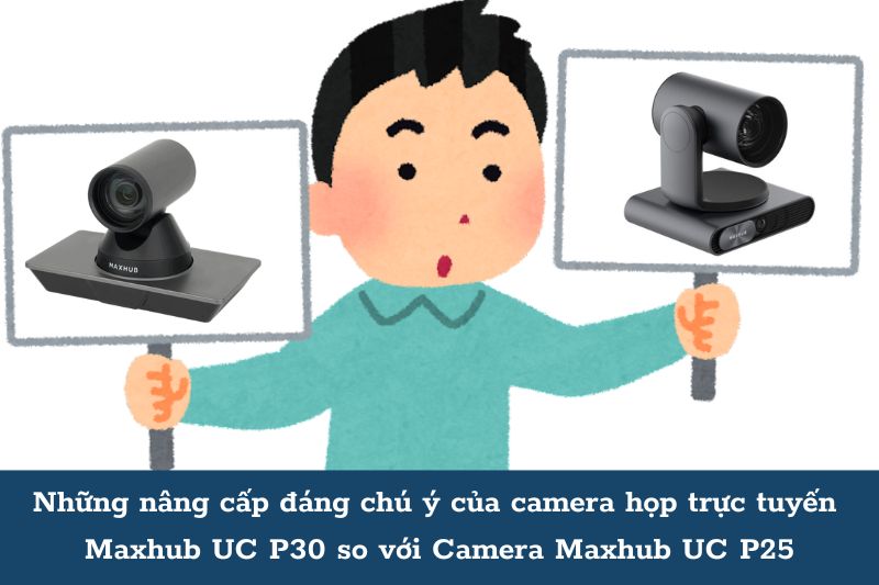 Camera Maxhub UC P30 So Với Camera Maxhub UC P25