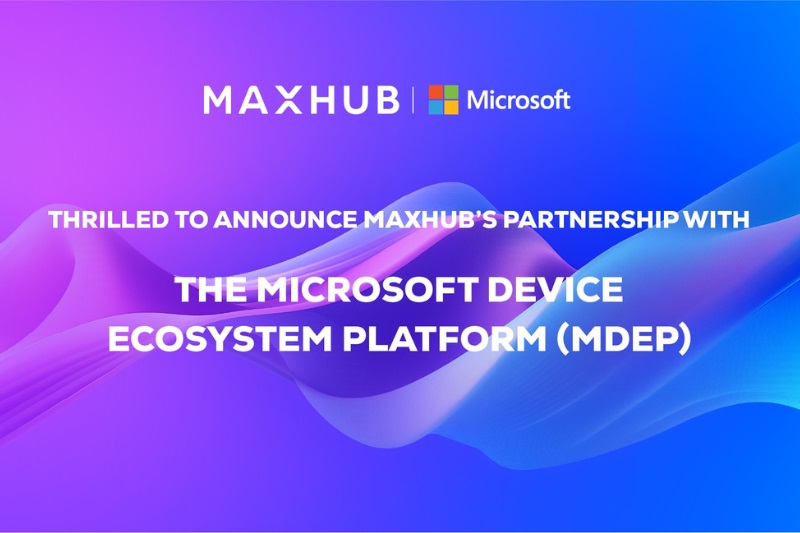 Maxhub là đối tác tham gia chương trình: Hệ sinh thái Thiết bị Microsoft