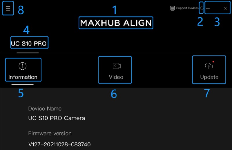 Giao diện phần mềm Maxhub Align