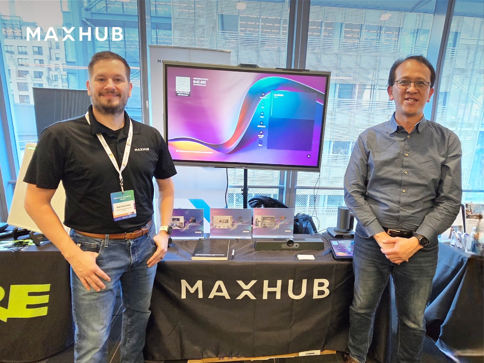 Maxhub tại sự kiện Microsoft Solutions World New York