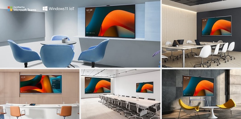 Màn hình tương tác Maxhub XBoard for Microsoft Teams Rooms được thiết kế giao diện riêng