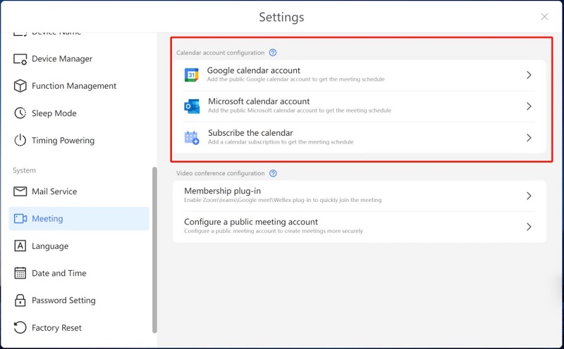 Đồng bộ tài khoản Google, Microsoft trong cài đặt