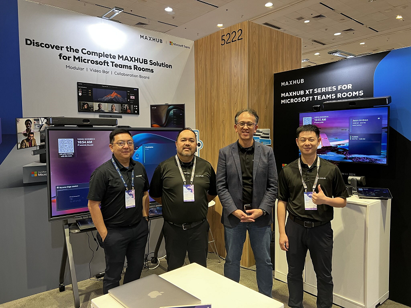 Gian hàng của Maxhub tại sự kiện Microsoft Ignite 2025