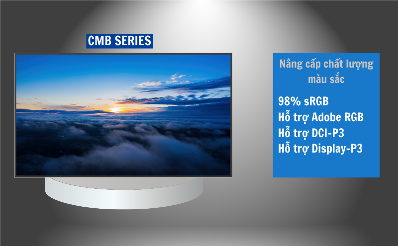 Màn hình hiển thị Maxhub CMB Series nâng cấp chất lượng màu sắc
