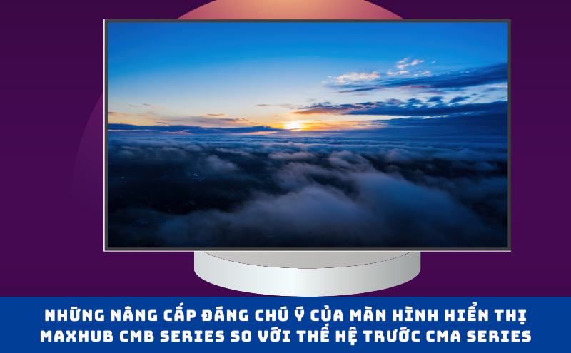 nâng cấp của màn hình hiển thị CMB Series