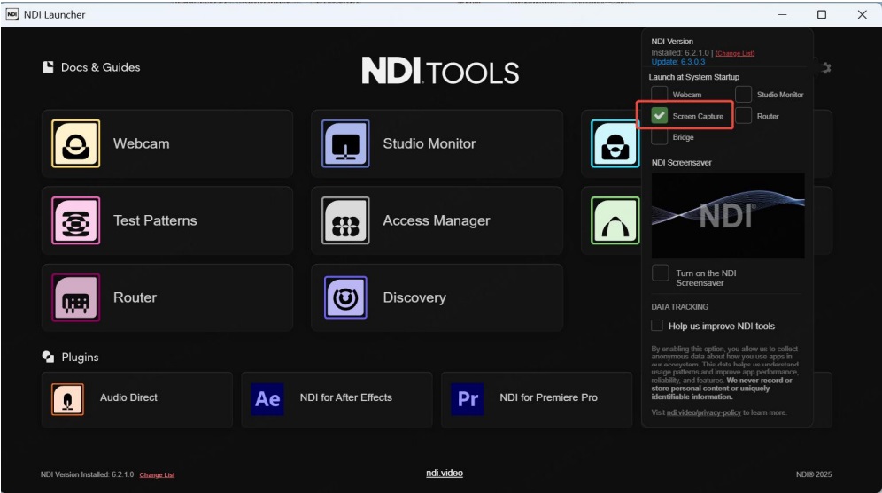 Tính năng Screen Capture (khoanh đỏ)