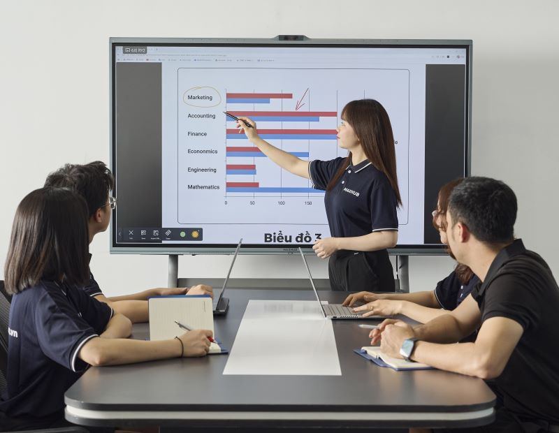 Màn hình tương tác Maxhub V8650 V7 XBoard là thiết bị phục vụ hội họp tiên tiến, mang lại trải nghiệm chuyên nghiệp và hiệu quả cho các doanh nghiệp