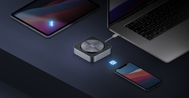 Loa Maxhub BM35 có thể kết nối 2 thiết bị cùng lúc