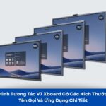 kích thước màn hình tương tác V7 Xboard