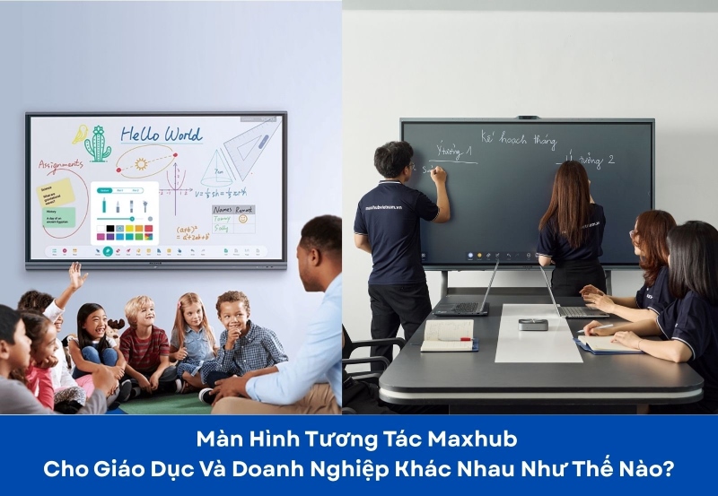 màn hình tương tác Maxhub cho giáo dục và doanh nghiệp
