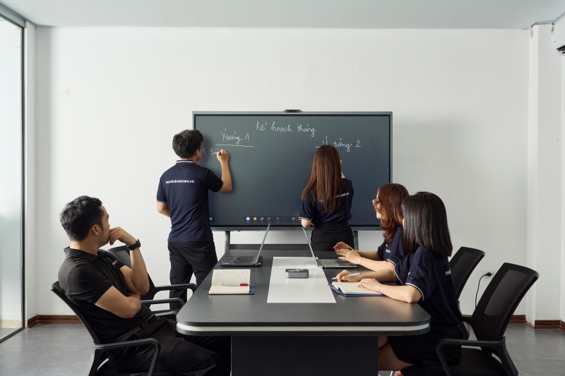 Màn hình tương tác có giao diện thân thiện và dễ sử dụng