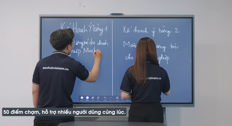 tính năng hội họp của màn hình tương tác Mãhxub V7 Xboard