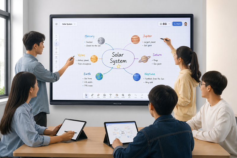 Việc lựa chọn EasiClass hay EasiNote phụ thuộc vào nhu cầu giảng dạy, trình bày nội dung và mức độ tương tác mong muốn