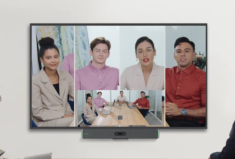 Maxhub Vbar X70 Kit được thiết lập với công nghệ camera AI thông minh