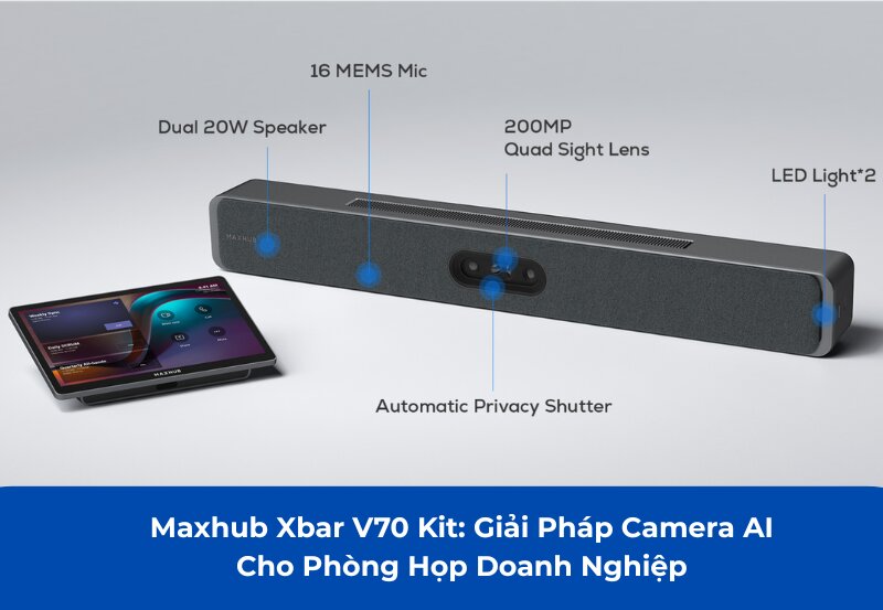 Camera AI Maxhub Xbar V70 Kit