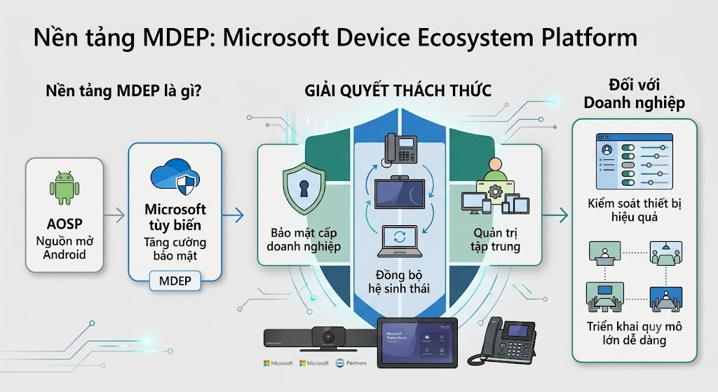 MDEP được thiết kế để tăng cường bảo mật và khả năng mở rộng cho các công cụ cộng tác doanh nghiệp