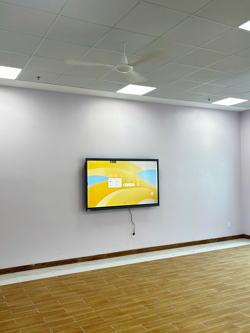 Không gian lớp học sau khi hoàn thiện