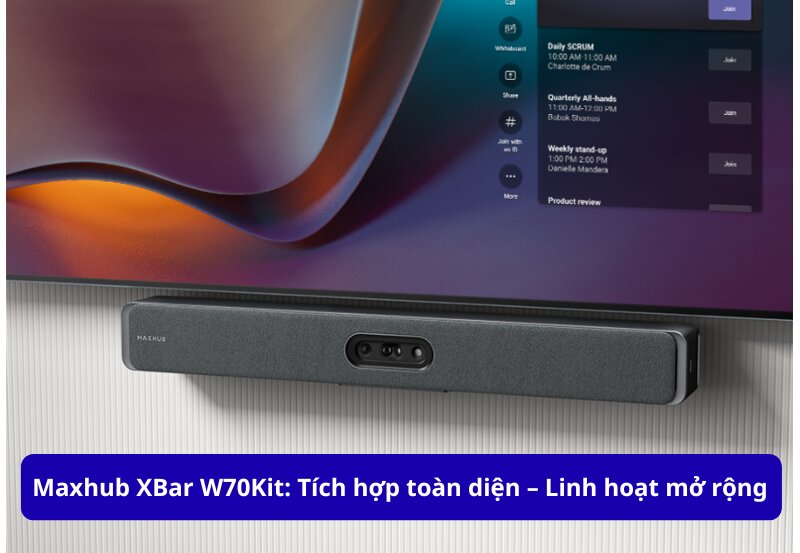tính năng Maxhub Xbar W70 Kit