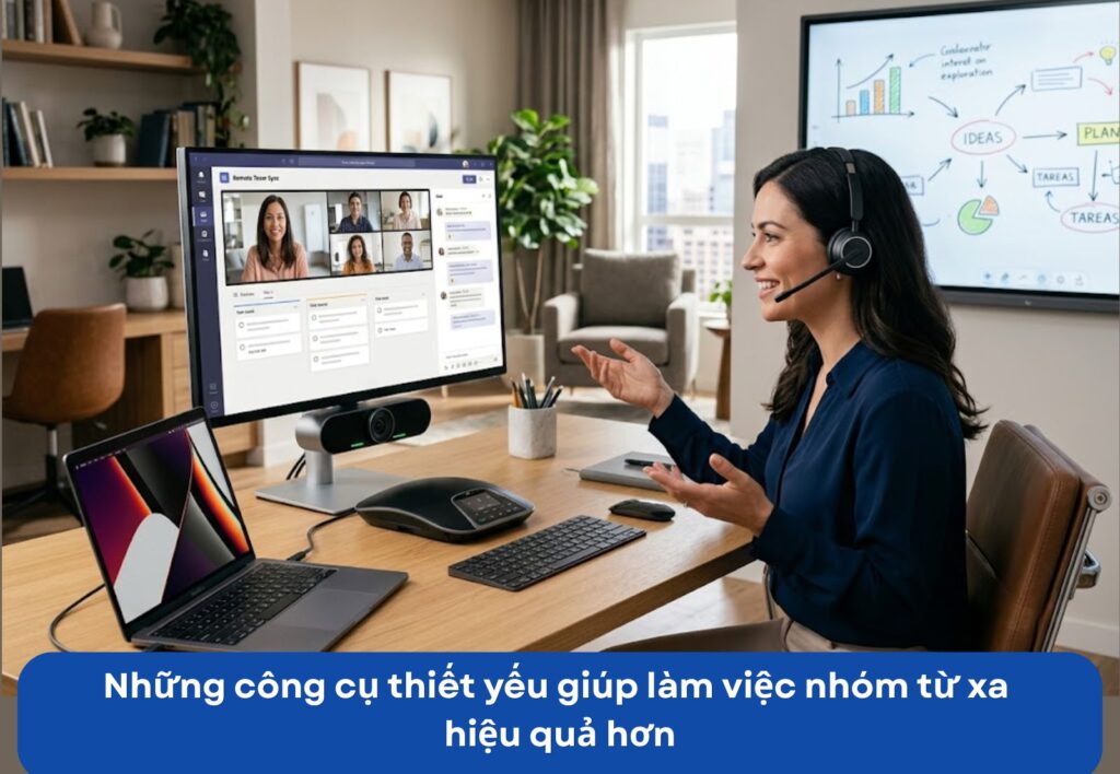 công cụ làm việc nhóm từ xa