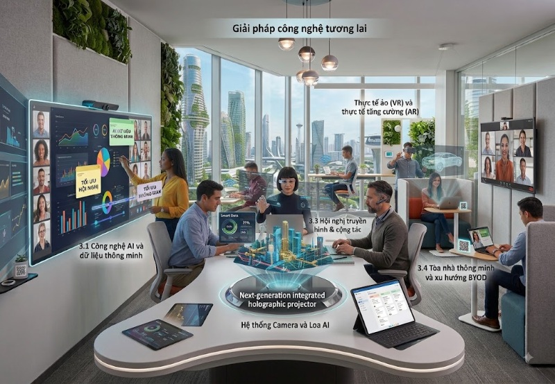 Các giải pháp công nghệ đang định hình công việc tương lai
