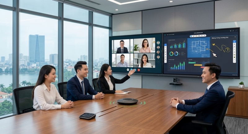 Đầu tư vào giải pháp phòng họp hiện đại là đầu tư vào trải nghiệm cộng tác của nhân viên
